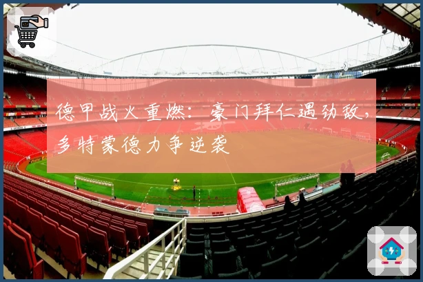 德甲战火重燃：豪门拜仁遇劲敌，多特蒙德力争逆袭